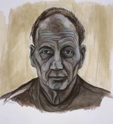 Retrato de Frank Auerbach, 2002